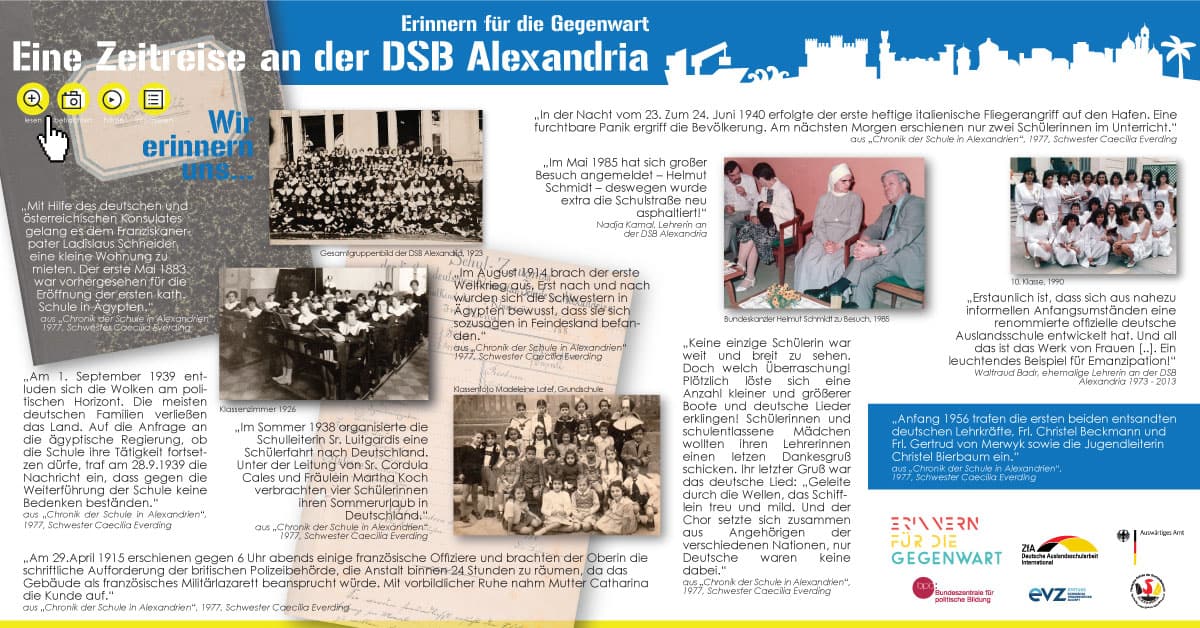 Erinnern für die Gegenwart – Eine Zeitreise an der DSB Alexandria
