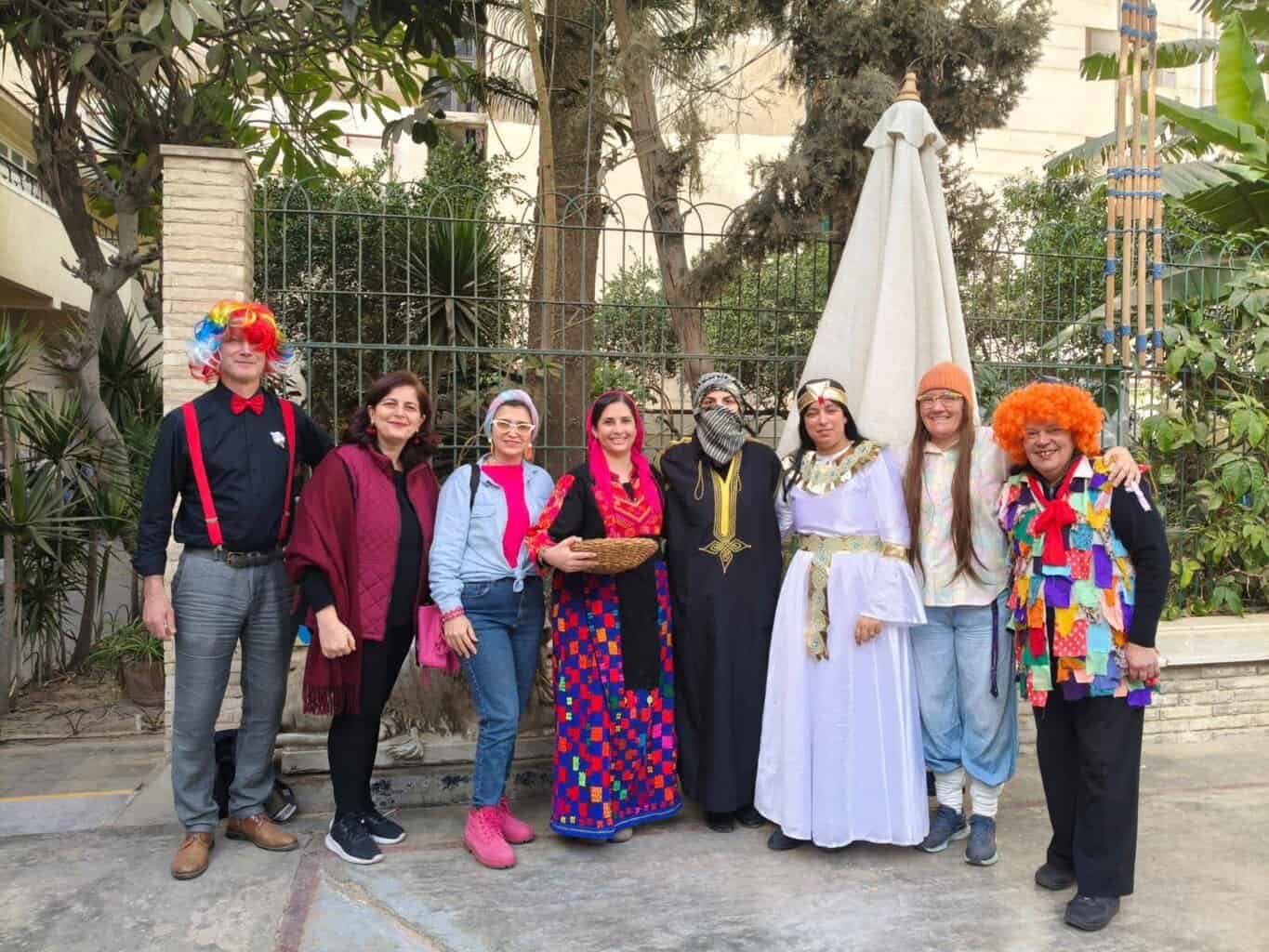 Faschingsparty an der Deutschen Schule der Borromäerinnen Alexandria